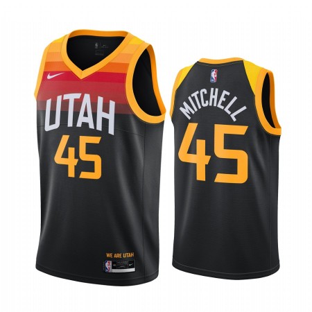 Maillot Basket Utah Jazz Donovan Mitchell 45 2020-21 City Edition Swingman - Homme